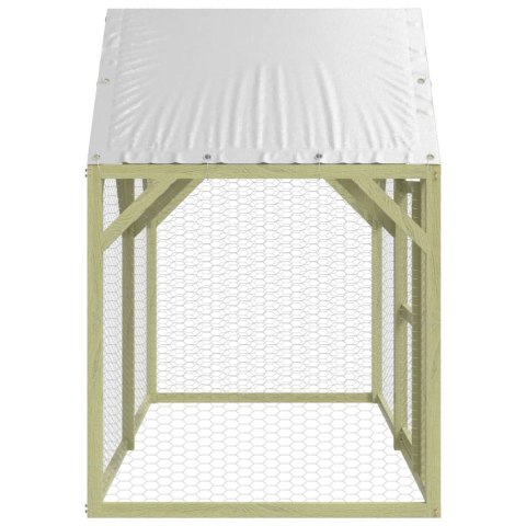 KLATKA DLA KURCZĄT ZAGRODA 200X100X150 CM IMPREGNOWANE DREWNO SOSNOWE
