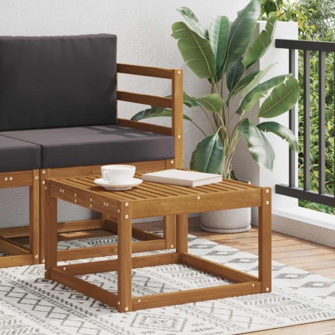 VidaXL Stół na Zewnątrz Lite Drewno Akacji Naturalny 59 x 59 x 37 cm