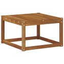 VidaXL Stół na Zewnątrz Lite Drewno Akacji Naturalny 59 x 59 x 37 cm