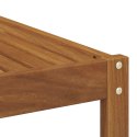 VidaXL Stół na Zewnątrz Lite Drewno Akacji Naturalny 59 x 59 x 37 cm