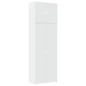 VidaXL Wysoka szafka, biała, 80x42,5x249 cm, materiał drewnopochodny