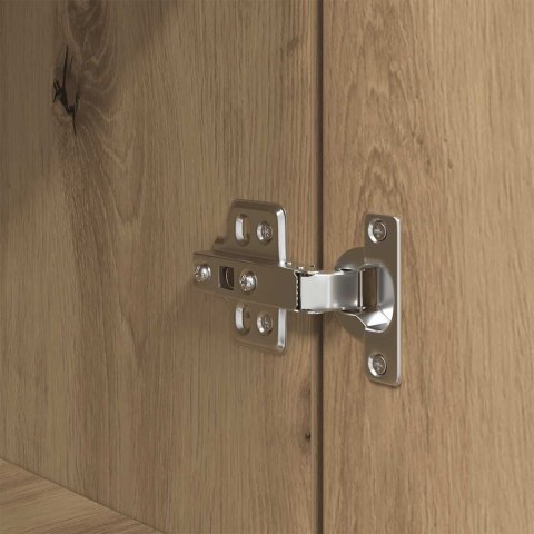 KOMODA ARTISAN DĄB 70X35X180CM DREWNO KLEJONE