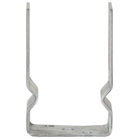 KOTWY DO SŁUPKÓW, 12 SZT., SREBRNE, 9X6X15CM, STAL