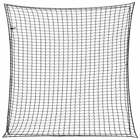 SIATKA NA PRZYCZEPĘ Z ELASTYCZNĄ LINKĄ CZARNA 3X3 M PP