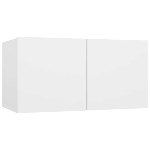 VidaXL 7-cz. zestaw szafek TV, biały, materiał drewnopochodny