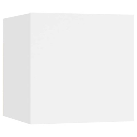 VidaXL 7-cz. zestaw szafek TV, biały, materiał drewnopochodny