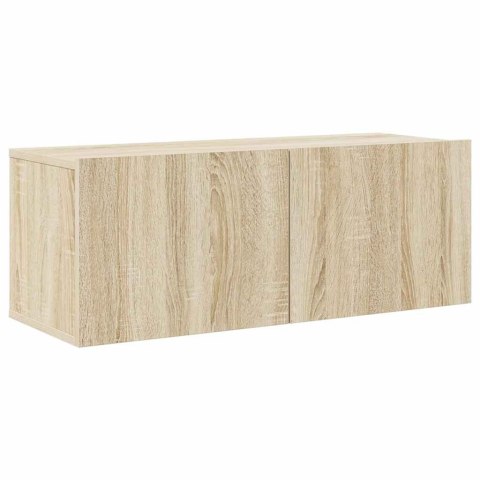 VidaXL 8-częściowy zestaw szafek telewizyjnych, dąb sonoma