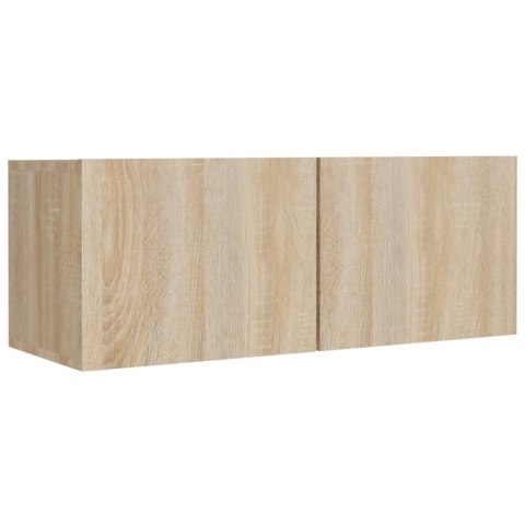 VidaXL 8-częściowy zestaw szafek telewizyjnych, dąb sonoma