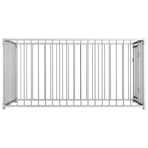 KOJEC DLA PSA ZAGRODA DLA ZWIERZĄT KRÓLIKÓW KUR 100X200X100 CM STALOWA KLATKA