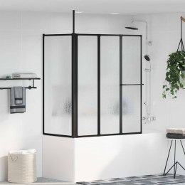 VidaXL Parawan prysznicowy Biały 120 x 70 x 137 cm Aluminium