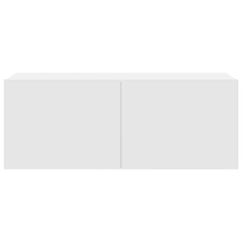 VidaXL Zestaw 7 szafek TV, Biały, materiał drewnopochodny