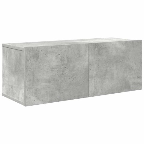 VidaXL Zestaw 7 szafek telewizyjnych, szarość betonu