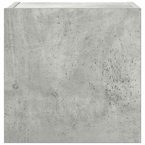 VidaXL Zestaw 7 szafek telewizyjnych, szarość betonu