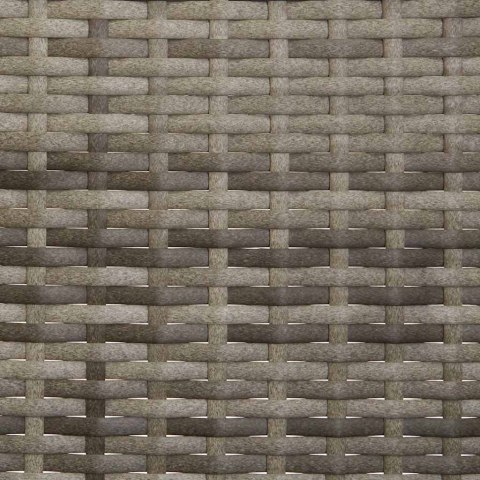 2-OSOBOWA ŁAWKA OGRODOWA Z PODUSZKAMI SZARA POLIRATTAN