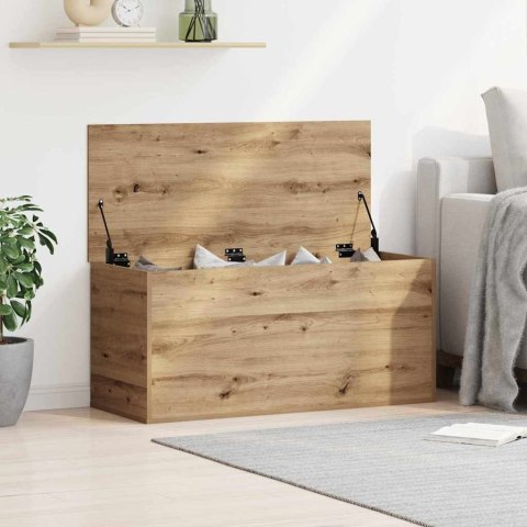 SKRZYNIA 100X42X46 CM DĄB ARTISAN KUFER BOX SZAFA PRZECHOWYWANIE SIEDZISKO