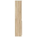 VidaXL Wysoka szafka, dąb sonoma, 70x35x180 cm