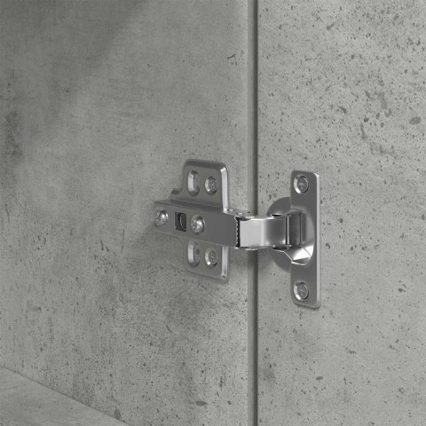 VidaXL Wysoka szafka, szarość betonu, 70x35x180 cm