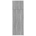 VidaXL Wysoka szafka, szary dąb sonoma, 80x42,5x249 cm