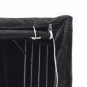 STOJAK NA DREWNO OPAŁOWE Z DRUTEM STALOWYM 200,5X80,5X110,5CM