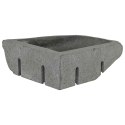 UMYWALKA SZARY (30-37)X(30-37)X12CM KAMIEŃ RZECZNY