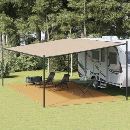 VidaXL Wykładzina do namiotu, kolor piaskowy, 400x700 cm, HDPE