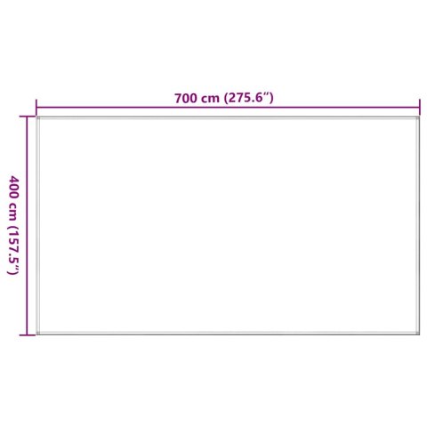 VidaXL Wykładzina do namiotu, kolor piaskowy, 400x700 cm, HDPE