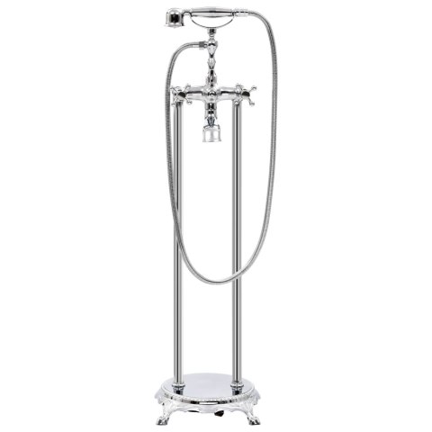 VidaXL Bateria wolnostojąca do wanny, stal nierdzewna, 99,5 cm