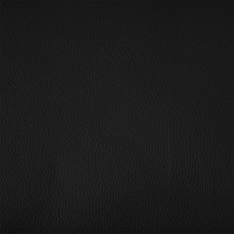 VidaXL Fotel kubik, czarny, sztuczna skóra