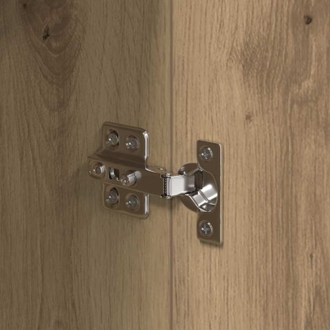 VidaXL Bufet Dąb rzemieślniczy 60 x 30 x 70 cm Materiał drewnopochodny