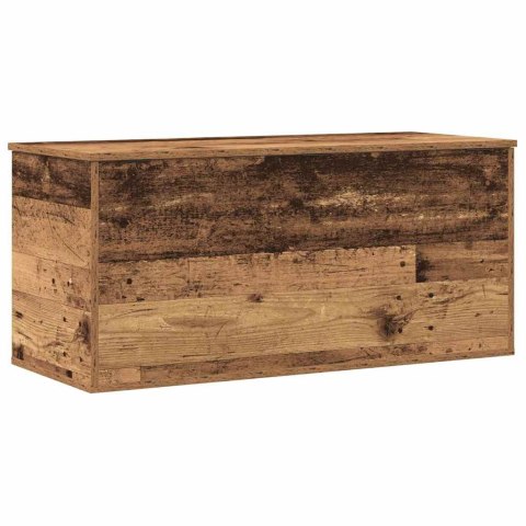 SKRZYNIA 100X42X46 CM STARE DREWNO KUFER BOX SIŁOWNIK GAZOWY SCHOWEK ŁAWA
