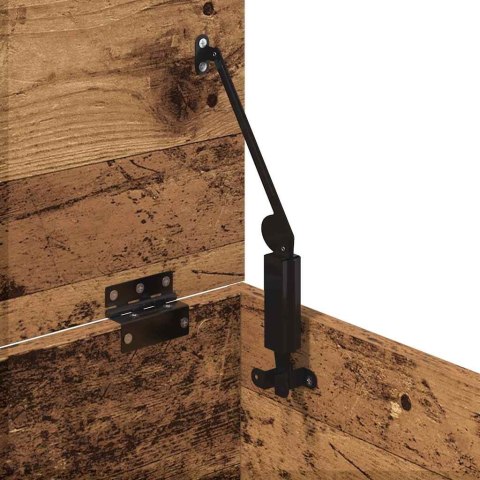 SKRZYNIA 100X42X46 CM STARE DREWNO KUFER BOX SIŁOWNIK GAZOWY SCHOWEK ŁAWA