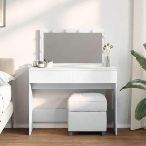 TOALETKA Z OŚWIETLENIEM LED BIAŁA 100X40X120CM