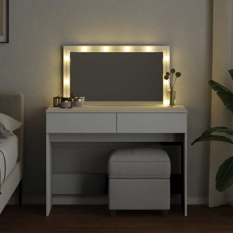 TOALETKA Z OŚWIETLENIEM LED BIAŁA 100X40X120CM