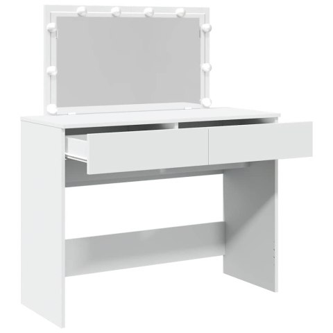 TOALETKA Z OŚWIETLENIEM LED BIAŁA 100X40X120CM