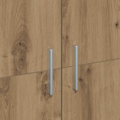 VidaXL Wysoka szafa dąb artisan 80 x 35 x 180 cm