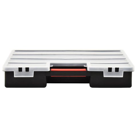 VidaXL Pudełka asortymentowe 2 szt. z regulowanymi przegródkami