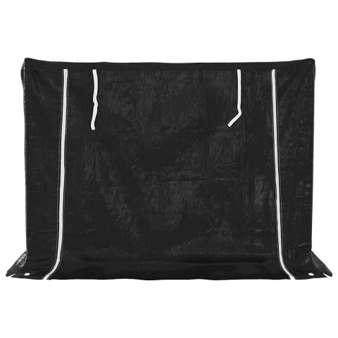 VidaXL Stojak na drewno opałowe z drutem stalowym, 151x80,5x110,5 cm