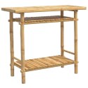 STOLIK KONSOLOWY 90X37X75CM BAMBUSOWY