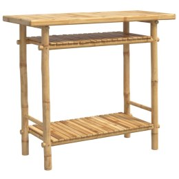 STOLIK KONSOLOWY 90X37X75CM BAMBUSOWY