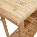 STOLIK KONSOLOWY 90X37X75CM BAMBUSOWY