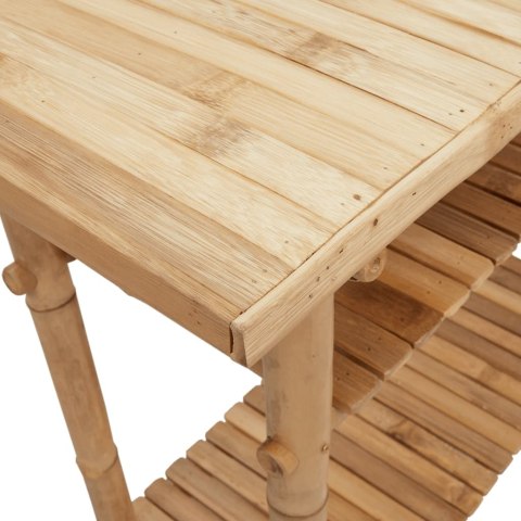 STOLIK KONSOLOWY 90X37X75CM BAMBUSOWY