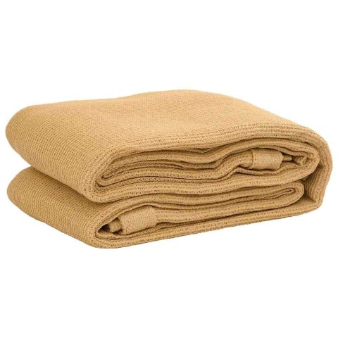 VidaXL Wykładzina do namiotu, kolor piaskowy, 400x600 cm, HDPE