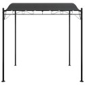 ANTRACYTOWE ZADASZENIE OGRODOWE 2X2,3 M SOLIDNA RAMA STALOWA DASZEK TARASOWY