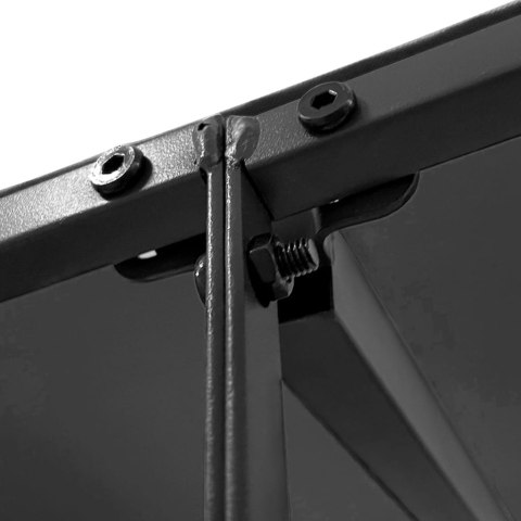 ANTRACYTOWE ZADASZENIE OGRODOWE 2X2,3 M SOLIDNA RAMA STALOWA DASZEK TARASOWY