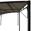 ZADASZENIE OGRODOWE TAUPE 6X3X2,55 M STALOWY PAWILON OGRODOWY DUŻY SOLIDNY