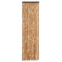 VidaXL Zasłona przeciwko owadom, ochra i biel, 56x185 cm, szenil