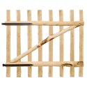 VidaXL Drewniana furtka, leszczyna, 100x90 cm