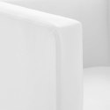 VidaXL Fotel kubik, biały, sztuczna skóra