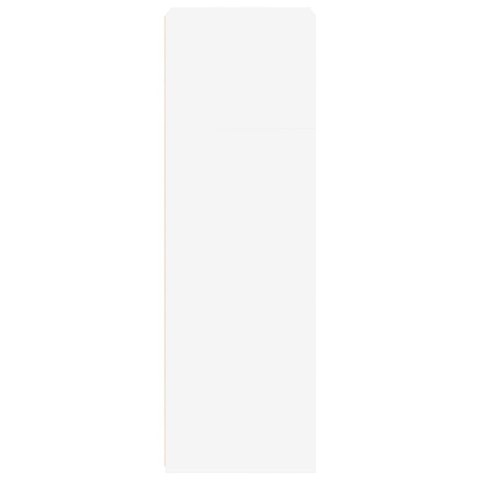 VidaXL Wysoka szafka, biała, 50x41x124 cm, materiał drewnopochodny