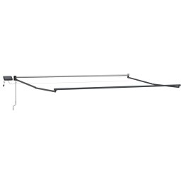 ELEKTRYCZNA RAMA MARKIZY SKŁADANEJ ANTRACYT 4 × 3 M ALUMINIUM